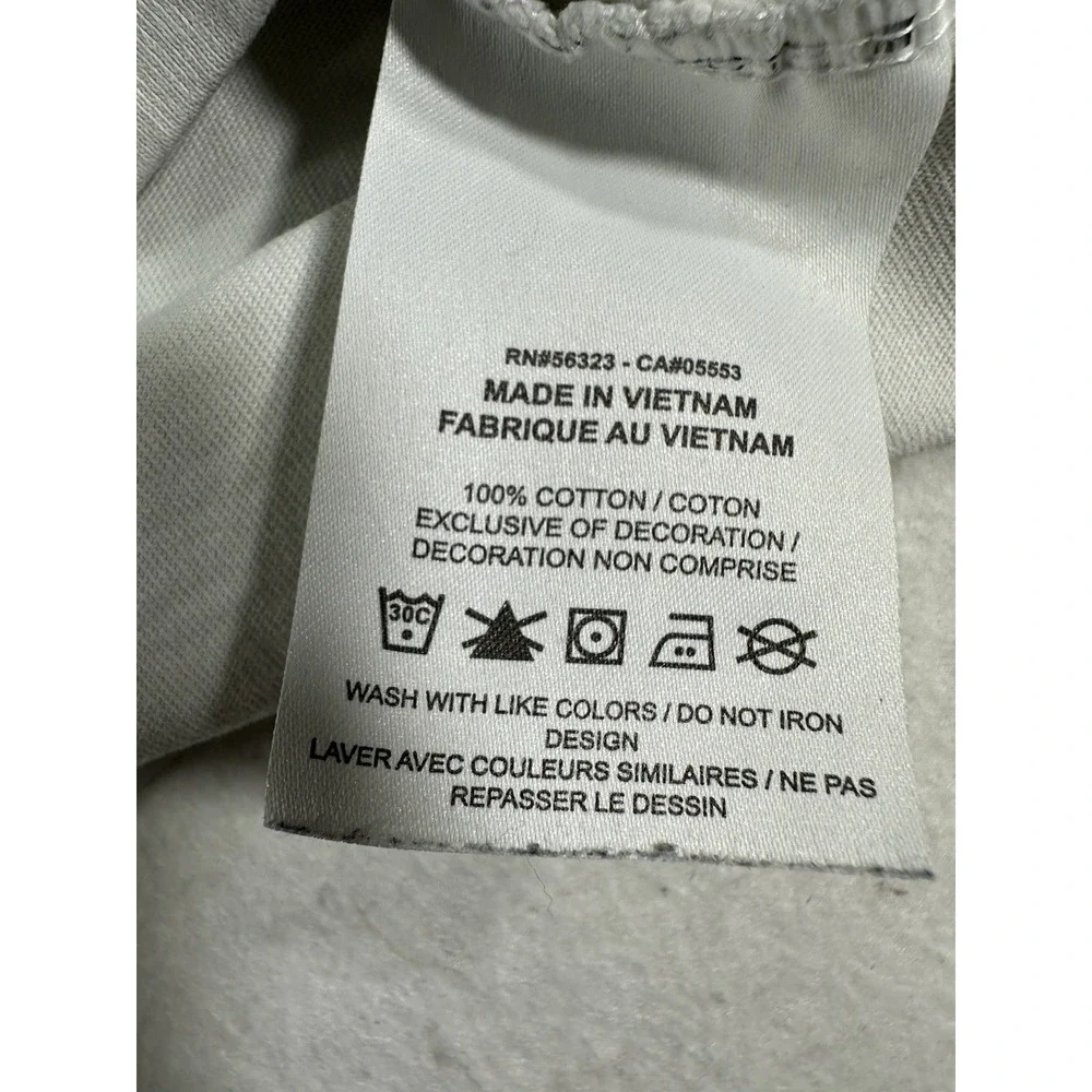 Jordan Mens Large White Graphic Short Sleeve T-Shirt DH8972